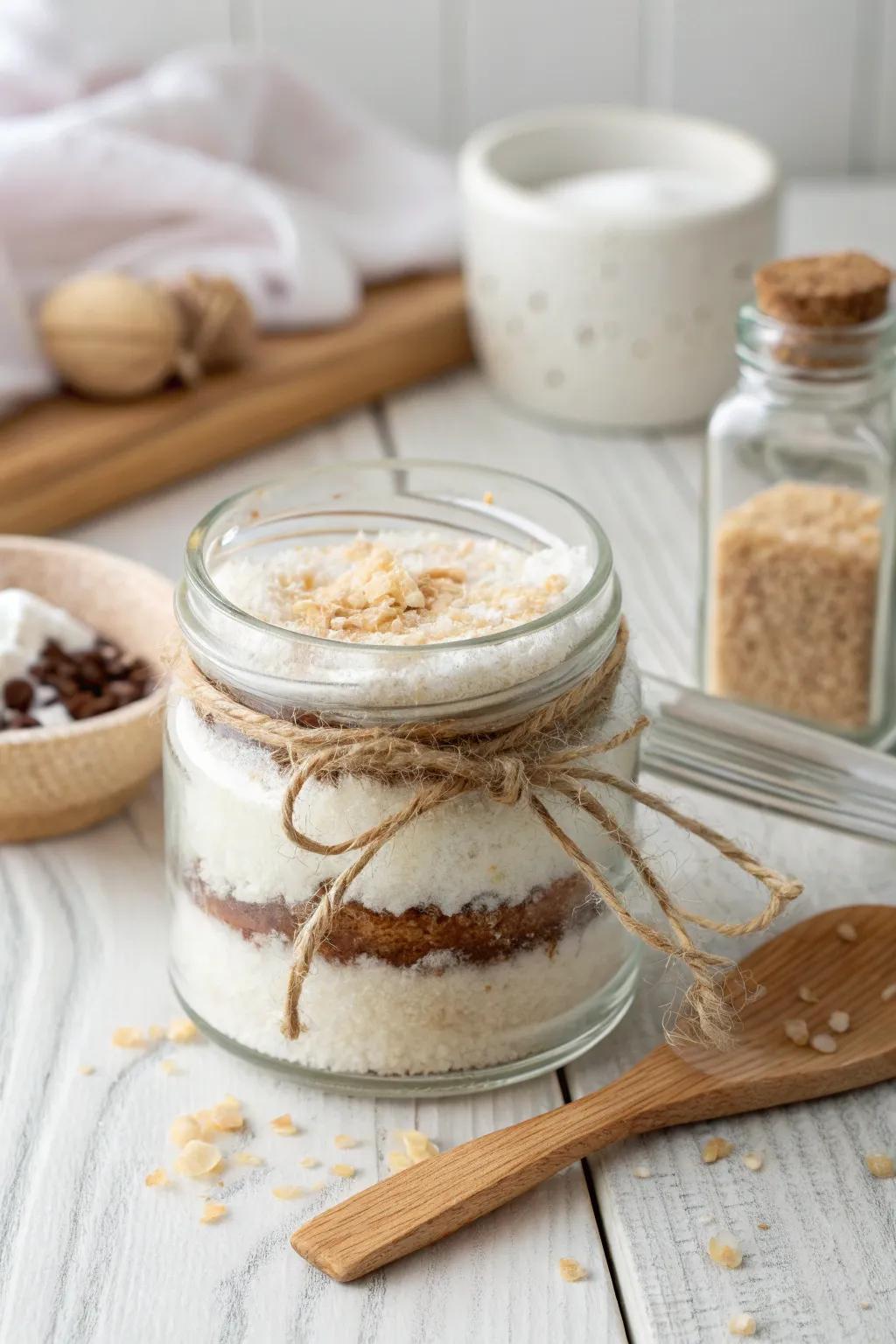 Crafted with love: A luxurious DIY body scrub for that perfect last-minute gift.