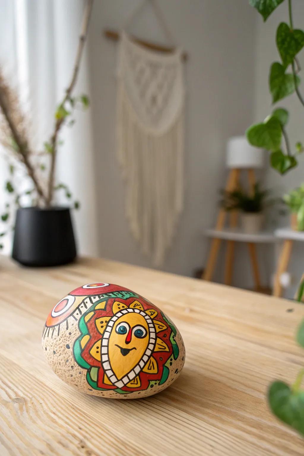 Bring whimsy to your space with delightful painted rock creatures!
