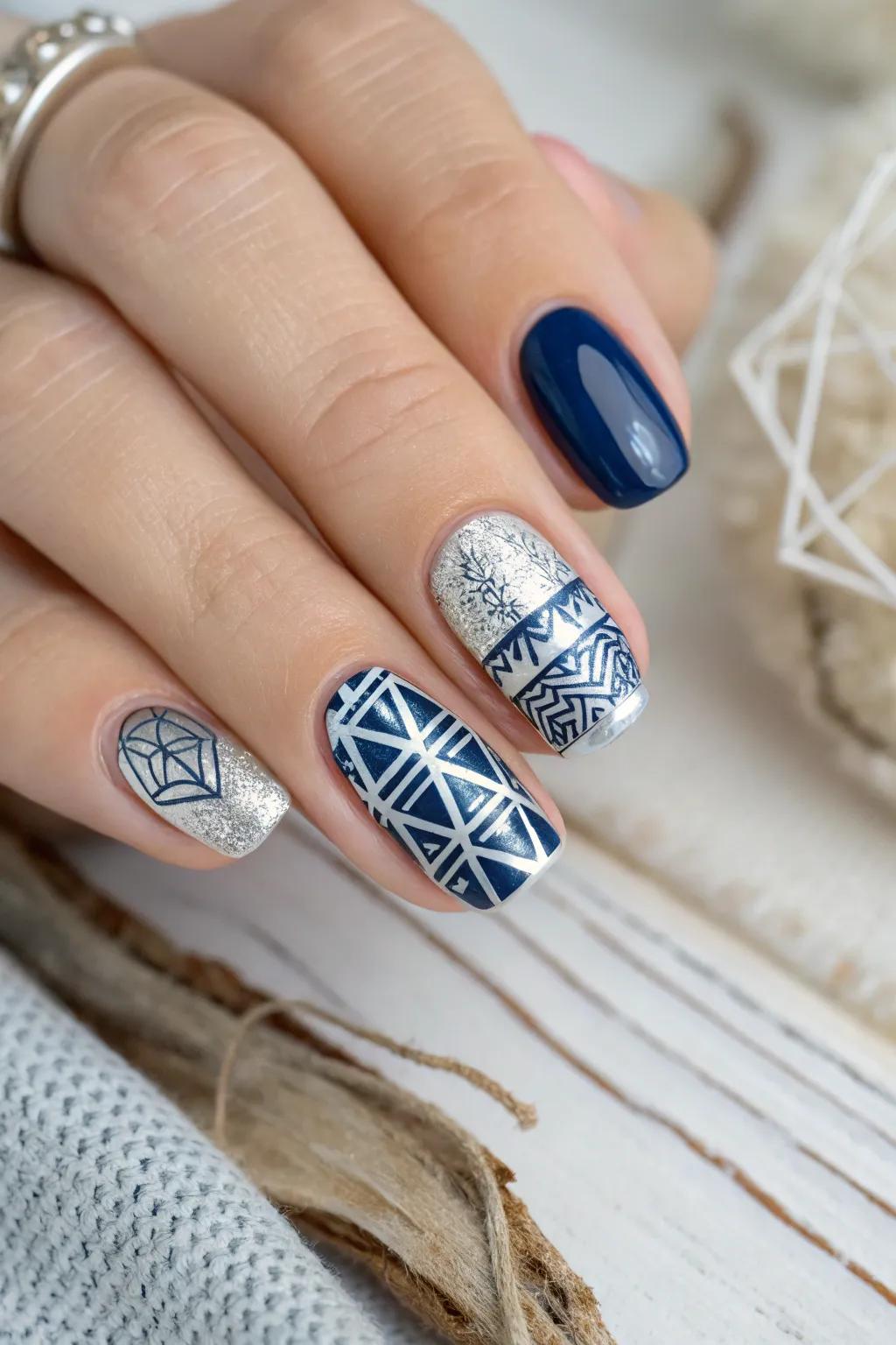 Elevate your style with geometric glam: where modern design meets timeless elegance.