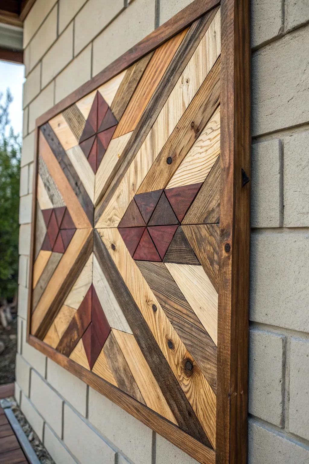 Elevate your space with the charm of handcrafted rustic wall art.
