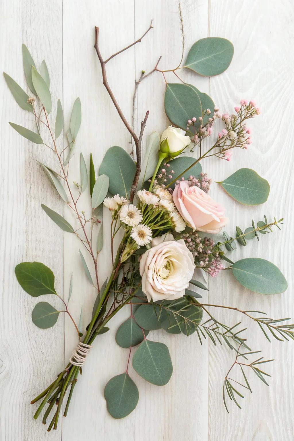 Embrace nature's artistry with a serene and stylish nature collage, perfect for sparking creativity and bringing the outdoors in.