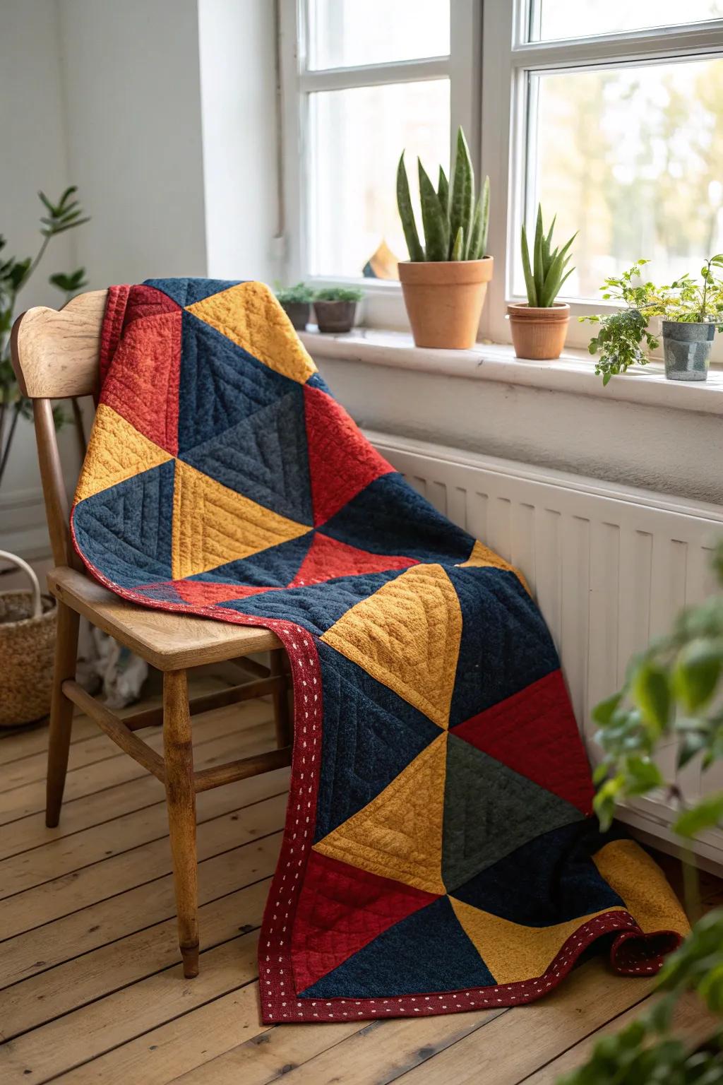 Transform your space with a pop of color—discover the magic of bold quilt patterns!