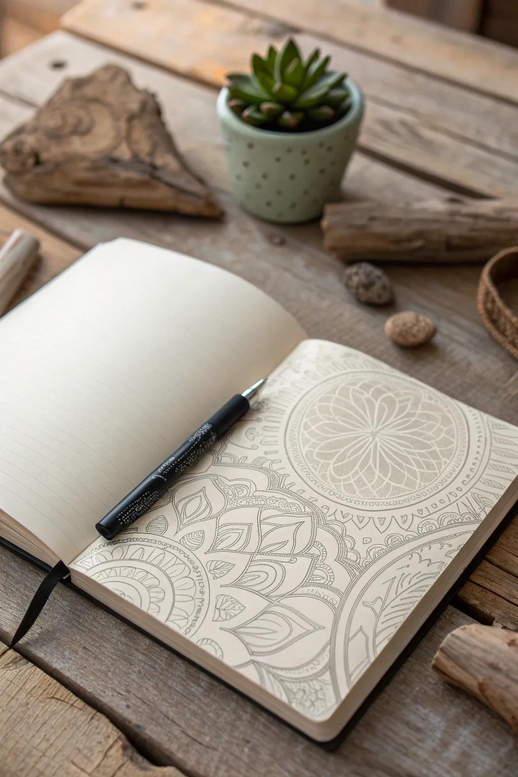 Find your calm with the art of zen doodling, where every line brings serenity.