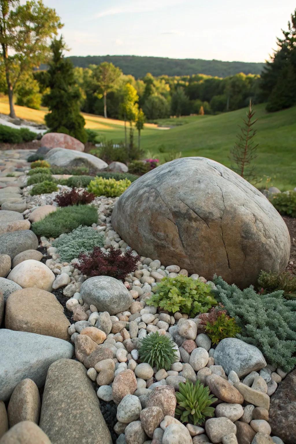 Elevate your landscape with a touch of rugged elegance — the art of rock gardens.
