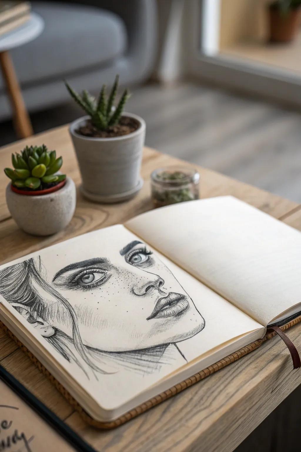 Dive into the art of expression with every stroke—where eyes and lips tell a thousand stories.