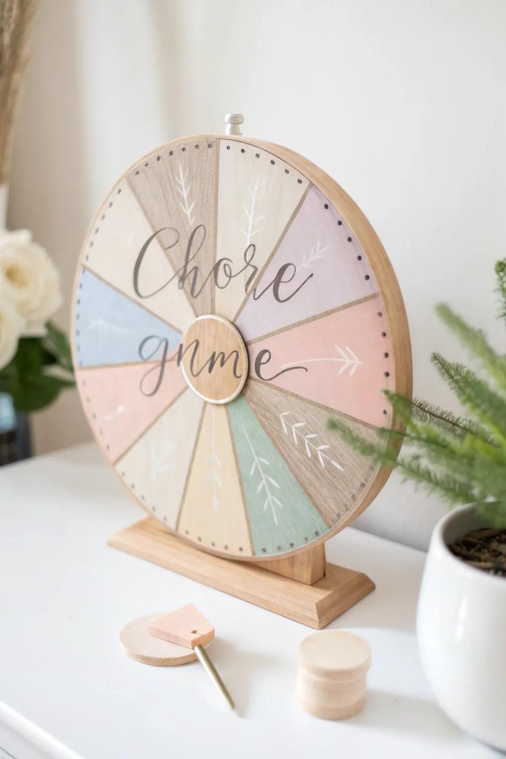 Turn chores into a delightful challenge with a spin of minimalist elegance.