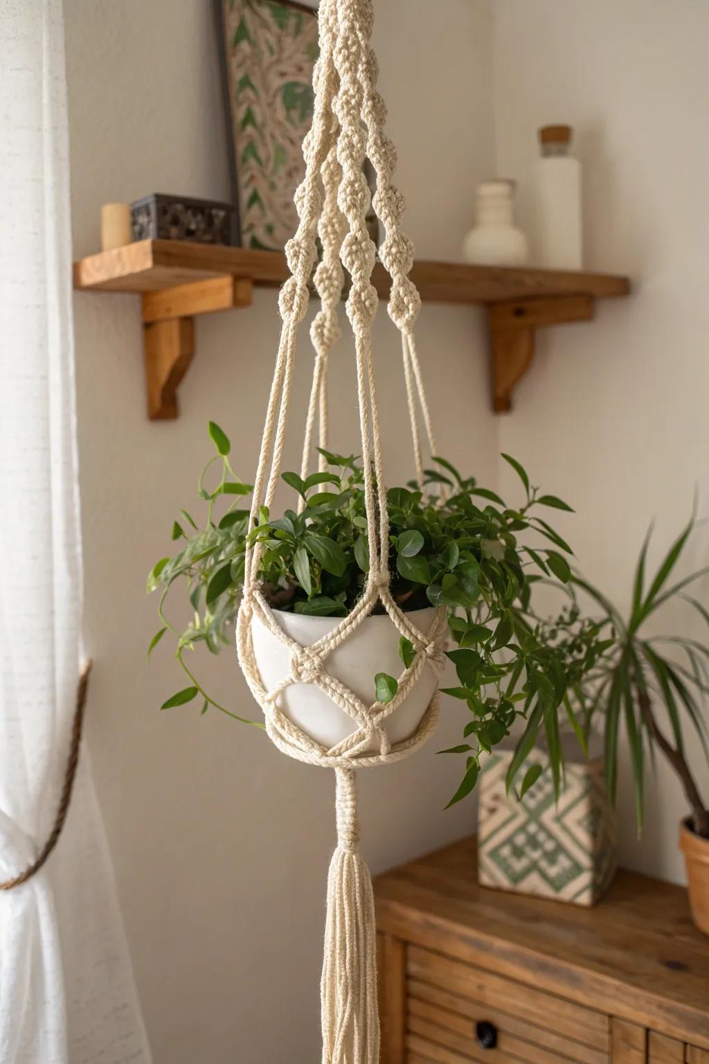 Elevate your space with the art of macramé — where simplicity meets bohemian charm.