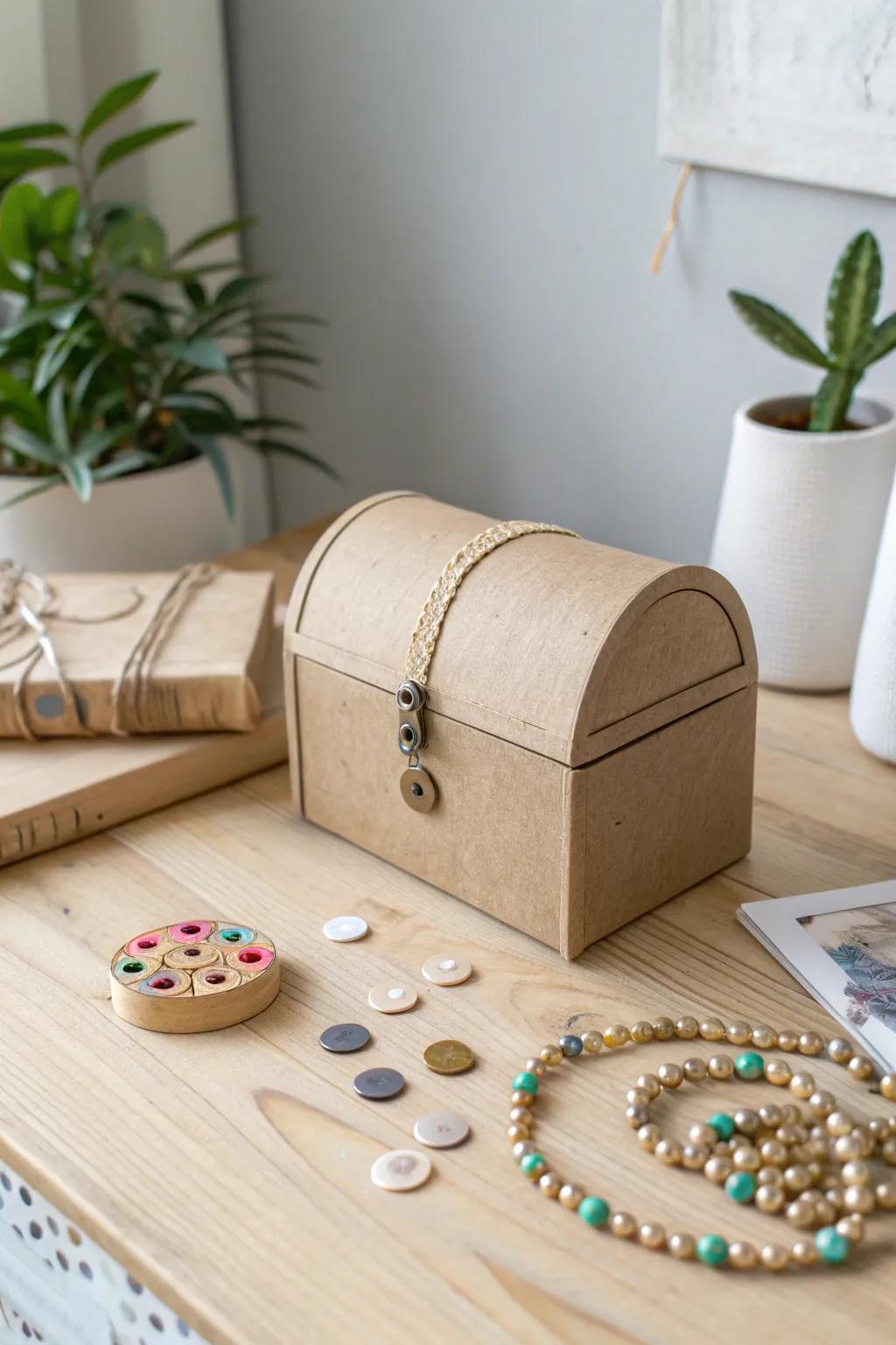 Transform your cereal boxes into charming mini storage treasures!