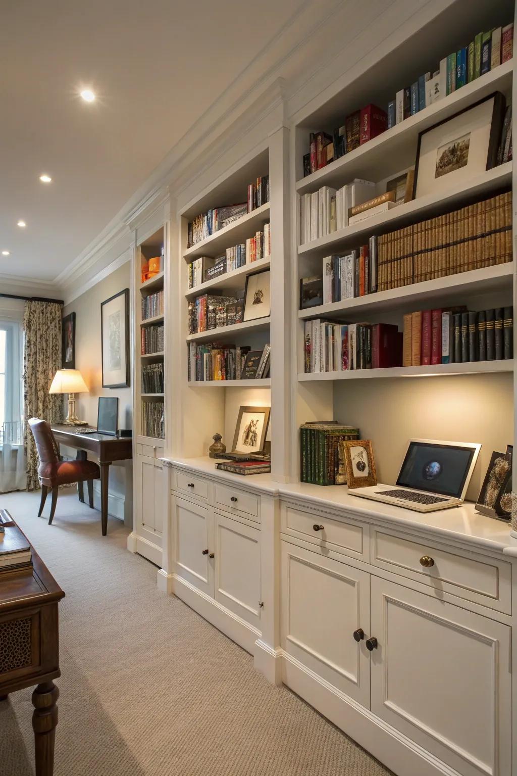 Personalize your space with beautifully crafted bookshelves.