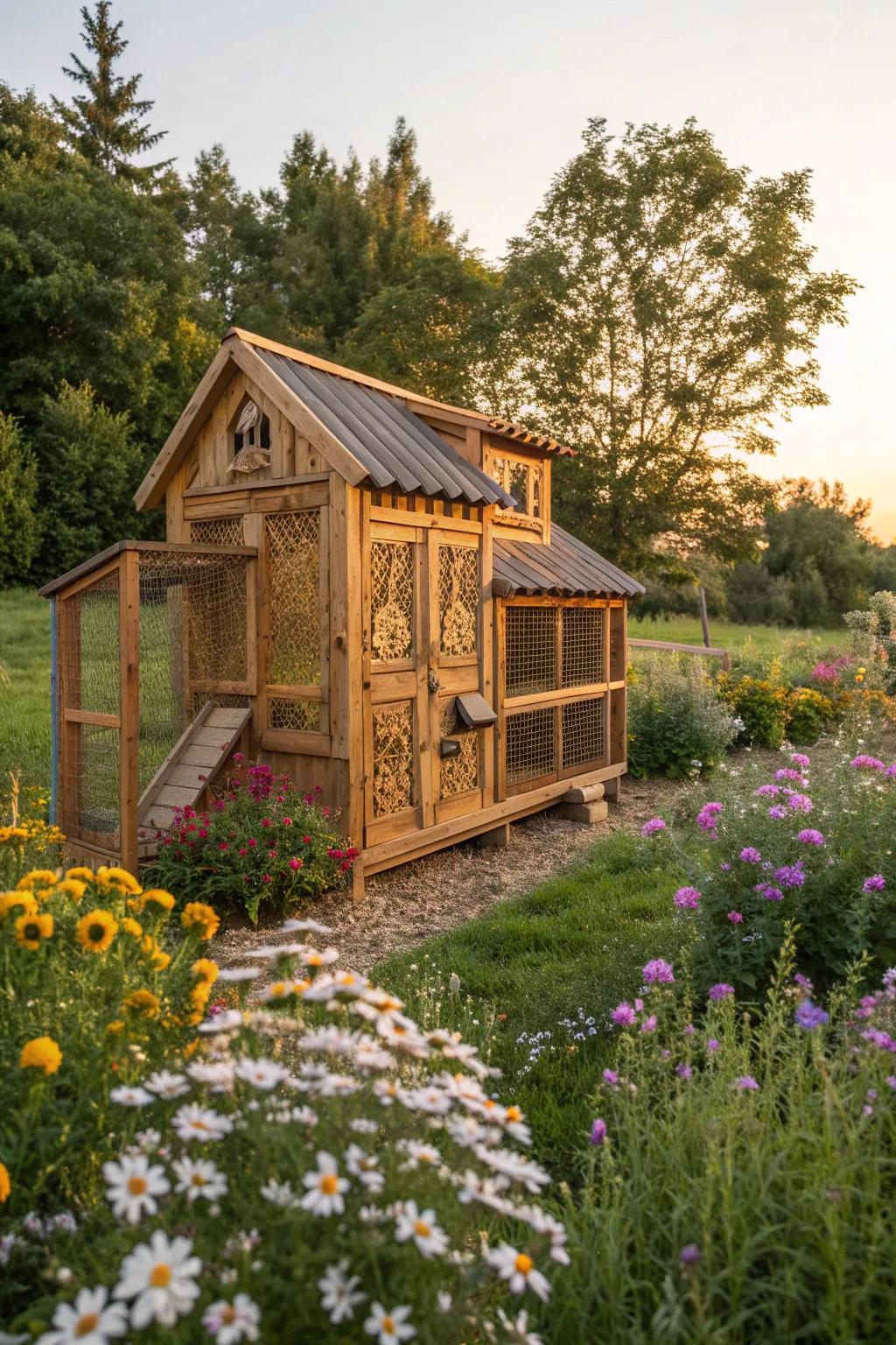 A tranquil turkey retreat: where craftsmanship meets nature's beauty.
