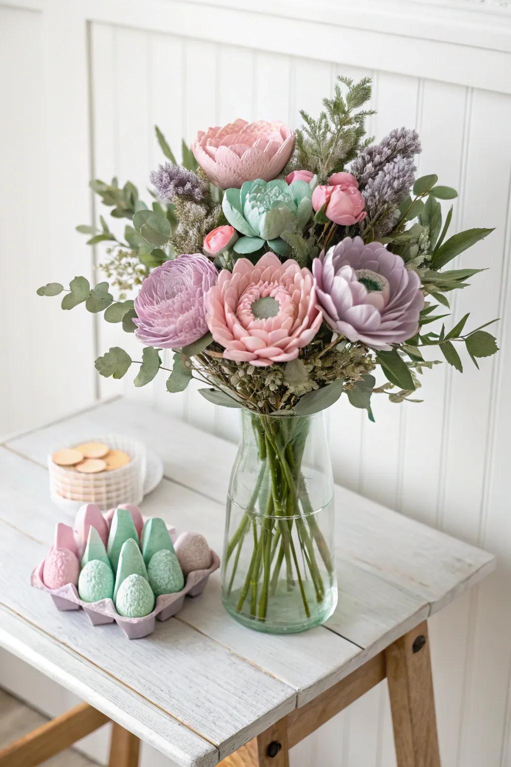 Transform egg cartons into everlasting blooms with this charming upcycling project!