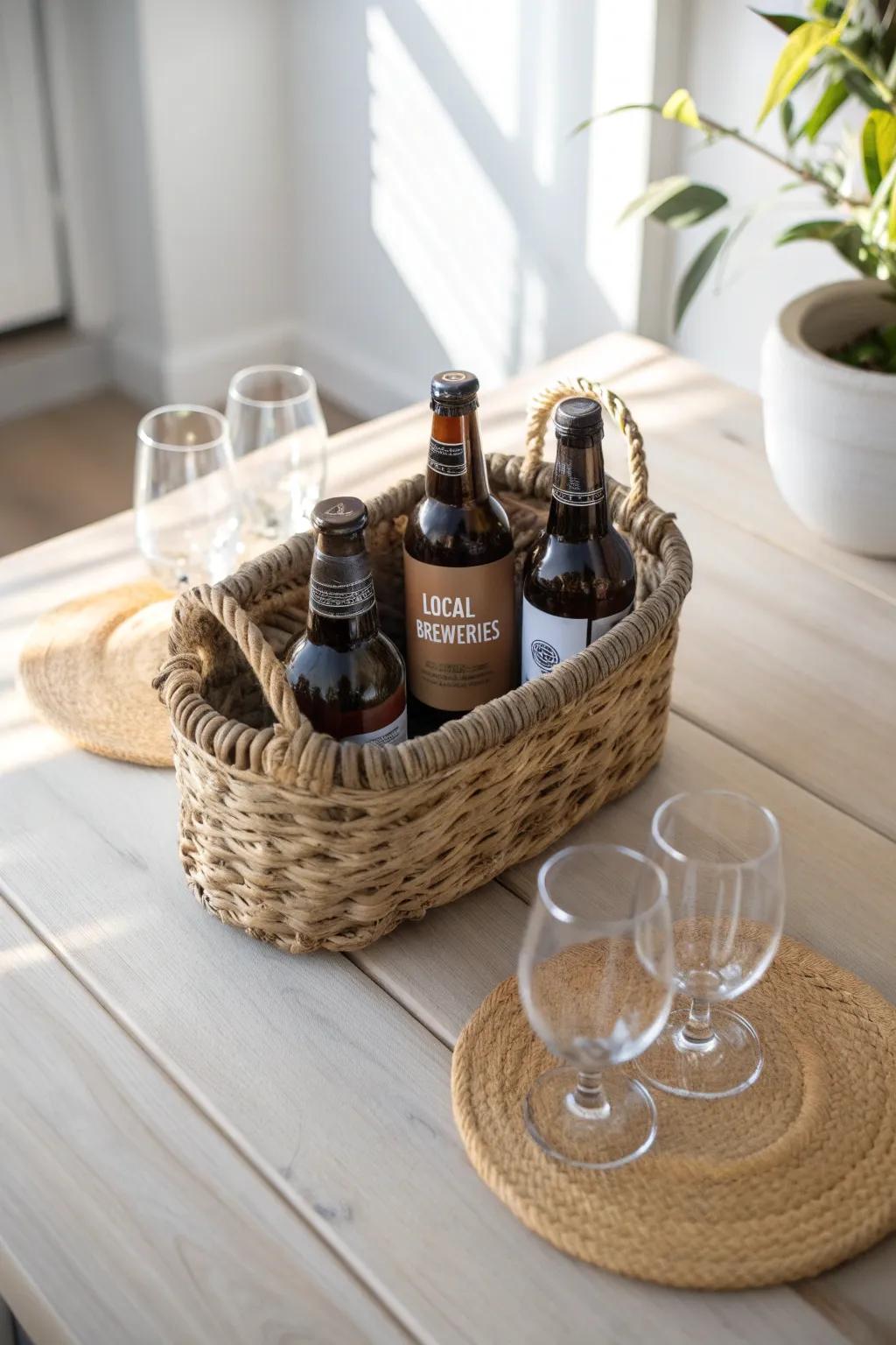Discover the joy of a personalized craft beer sampler for him this Valentine's Day. 🍻✨