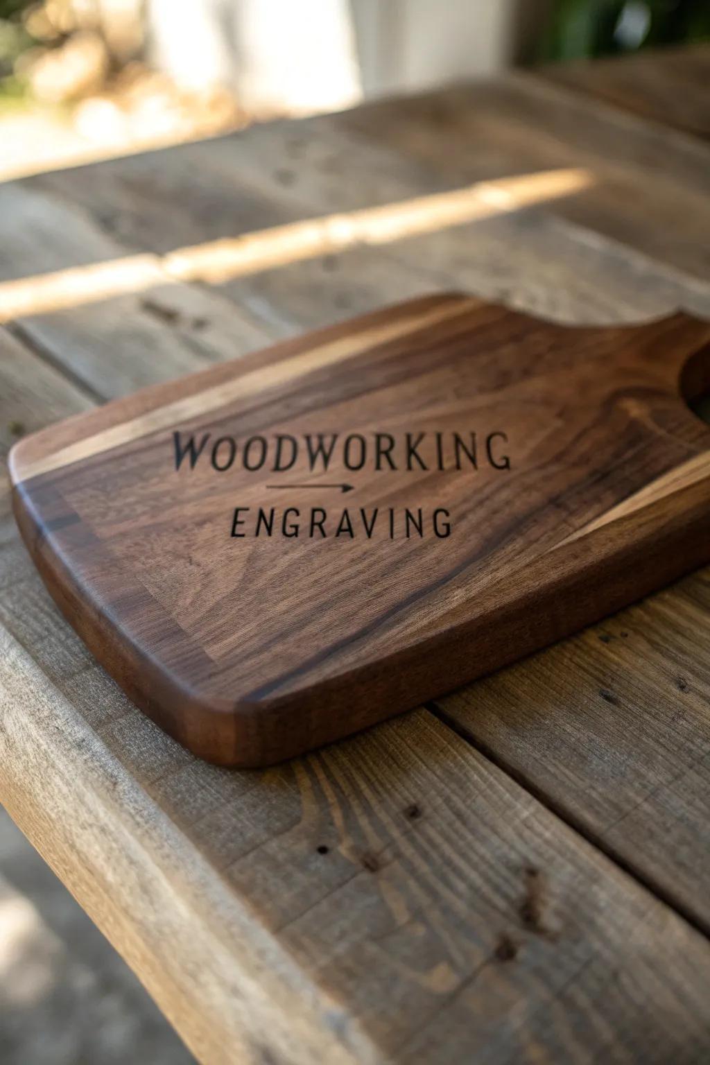 Add a personal touch to your gatherings with an engraved charcuterie board that speaks volumes of style and sophistication.
