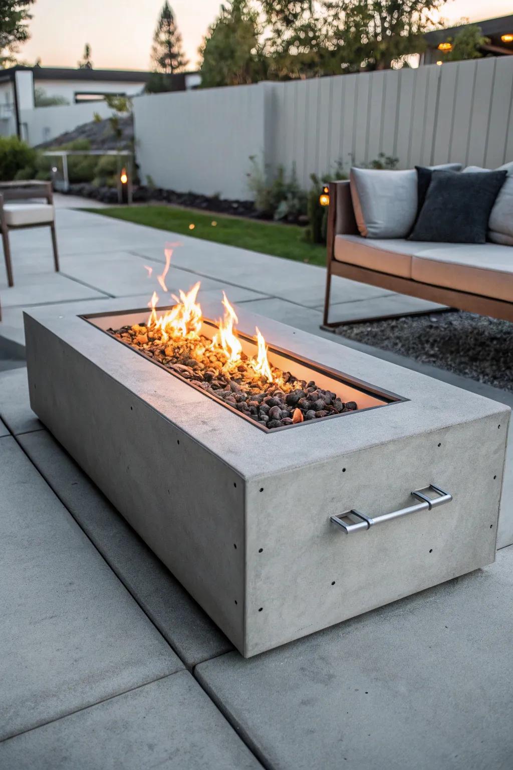 Transform your patio with a versatile, stylish portable fire table.