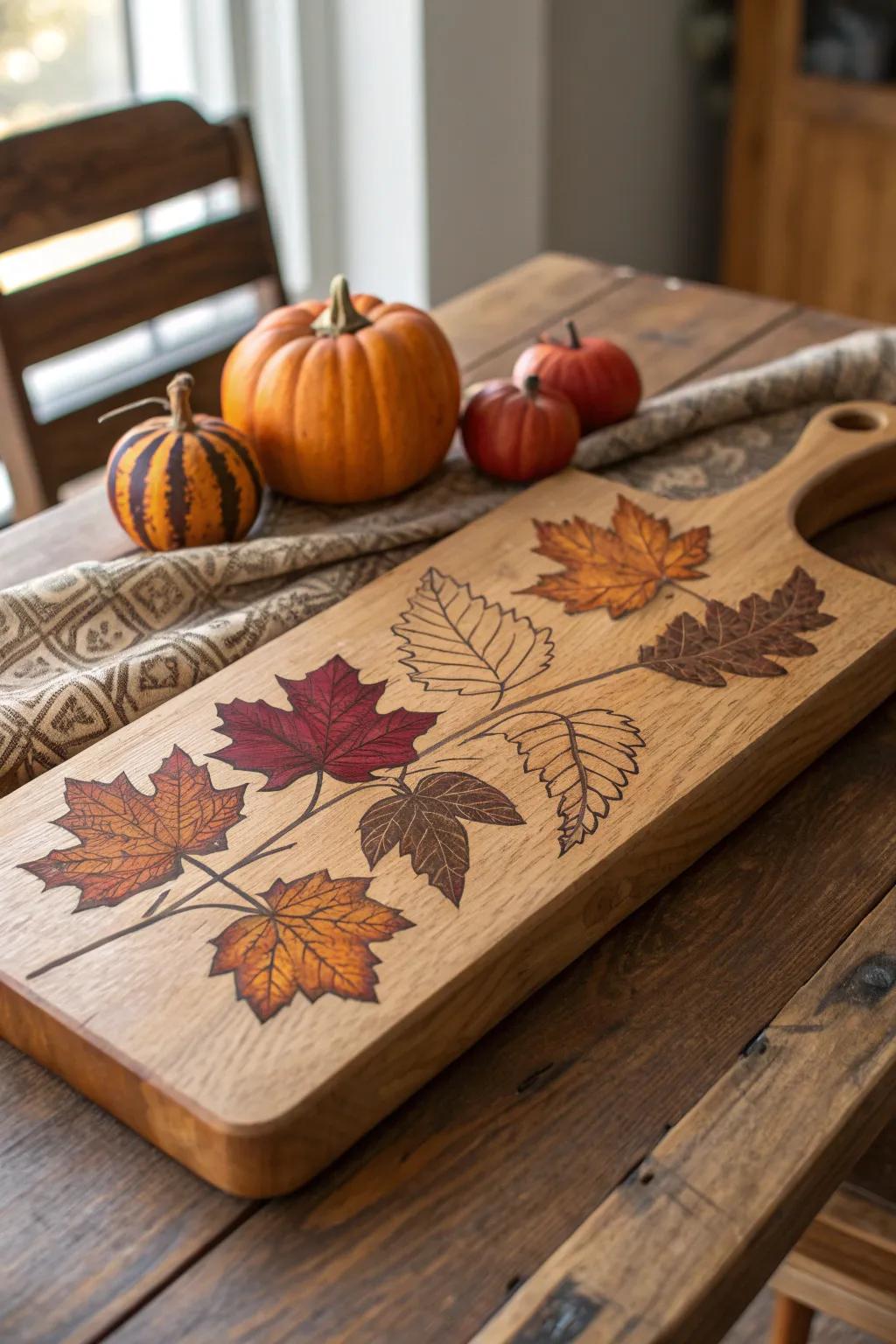 Celebrate the season with a beautifully crafted autumn-themed charcuterie board.