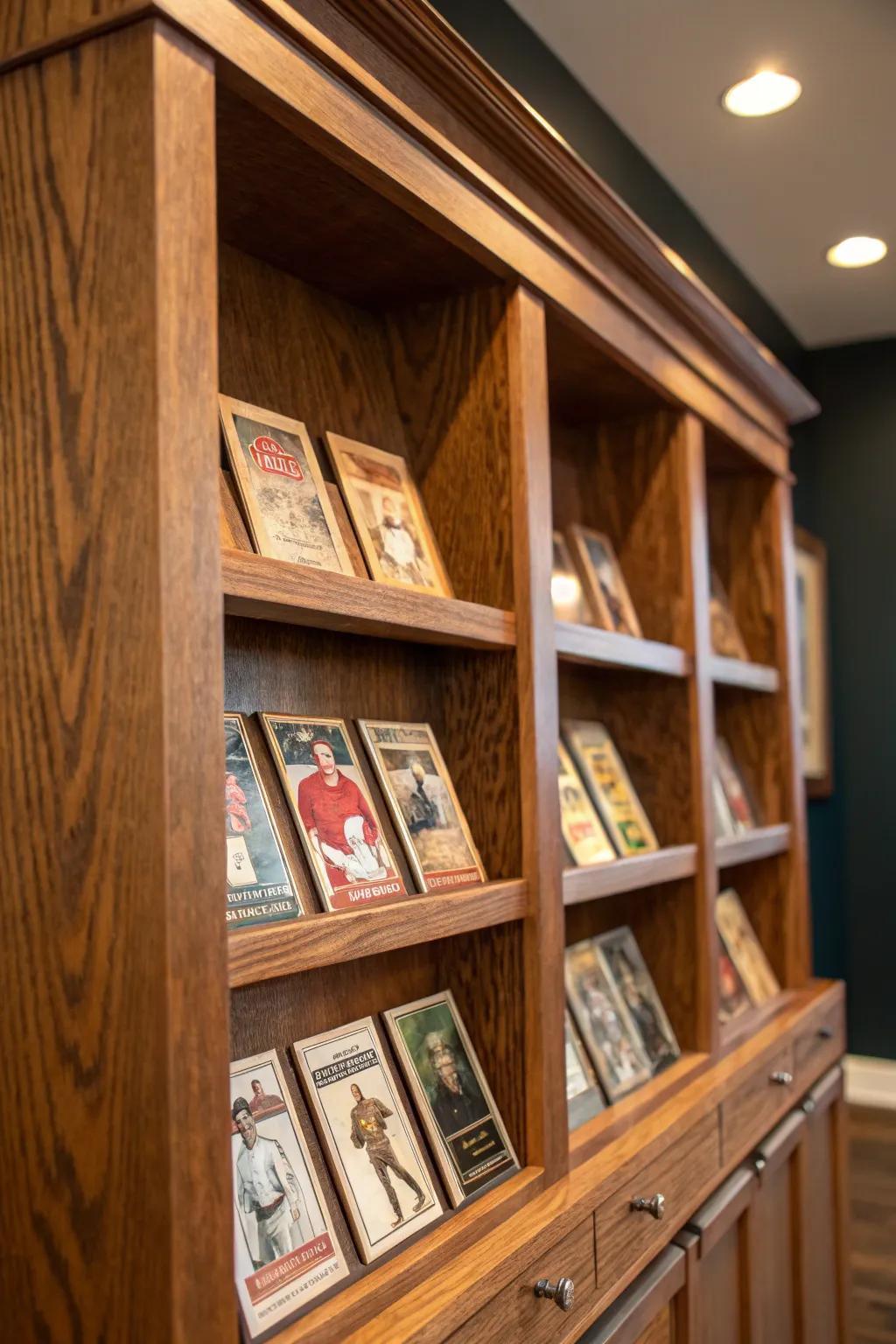 Showcase your collection with bespoke craftsmanship: A DIY solution for baseball card enthusiasts.