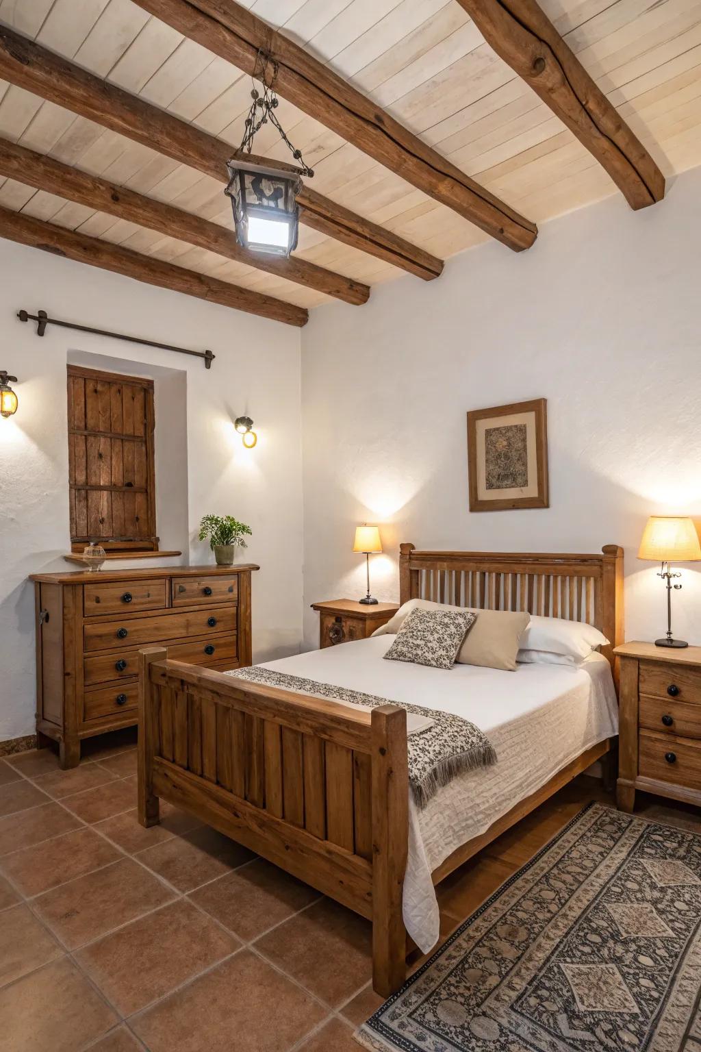 Wooden furniture enhances the natural beauty of your space.