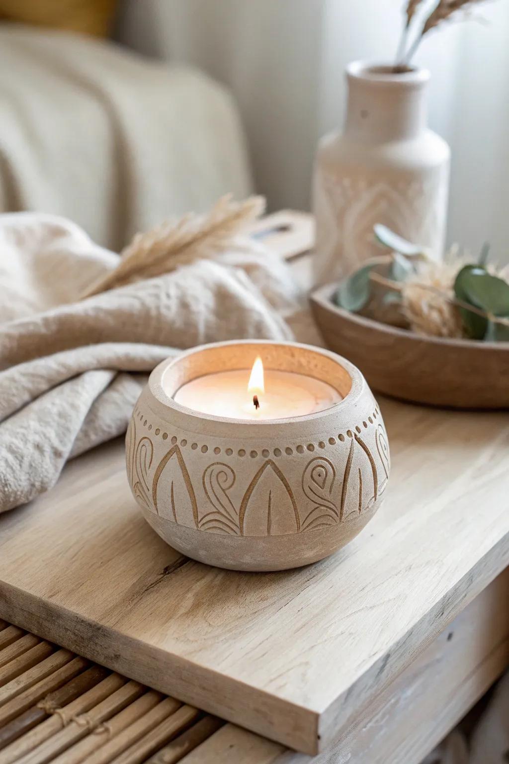 Illuminate your space with the warmth of handcrafted elegance.