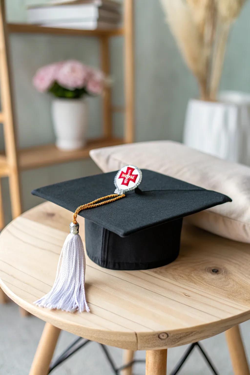 Celebrate your CNA journey with a charming nod to tradition. 🎓✨