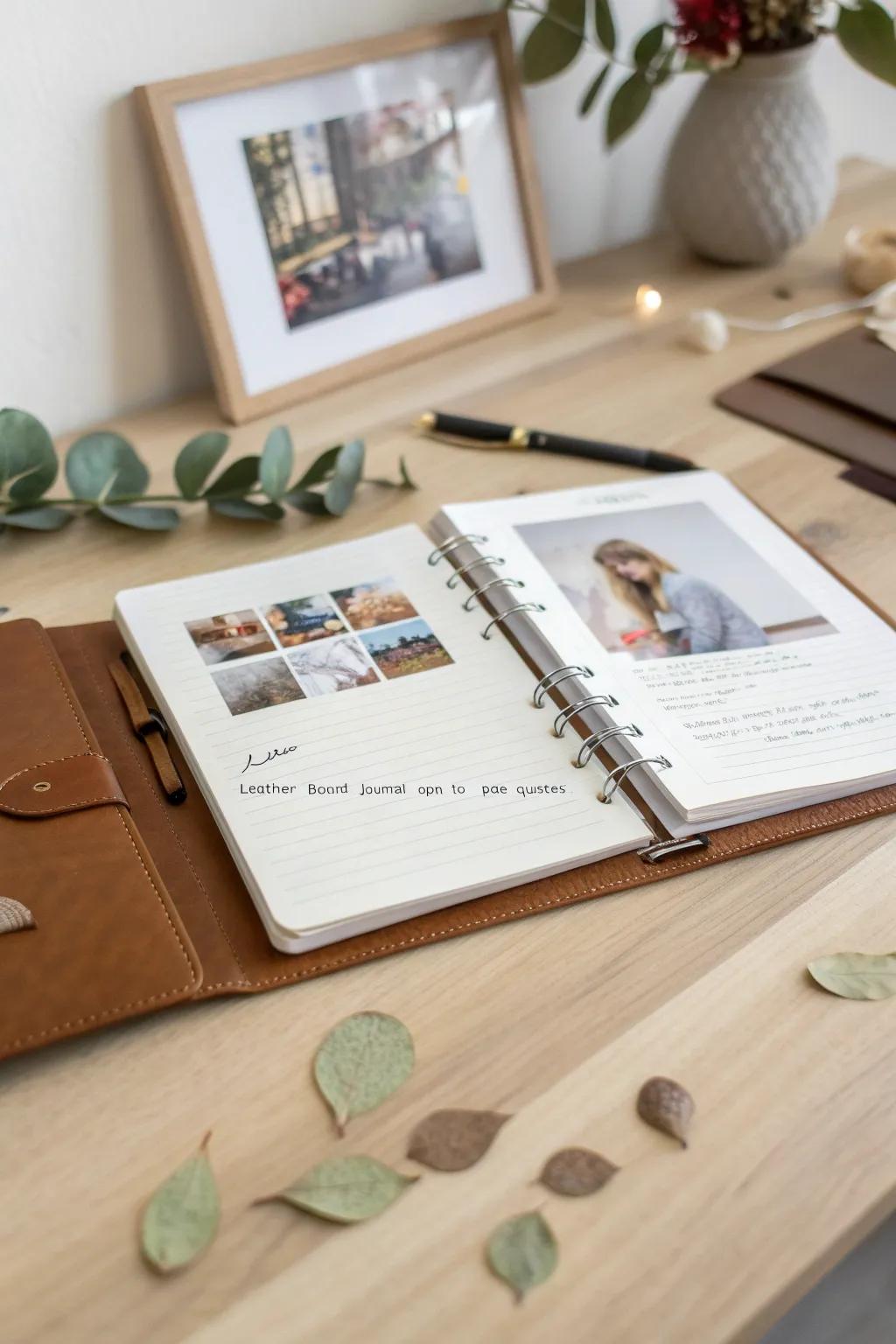 Unleash your creativity with a touch of elegance: explore the art of typography in your journal.