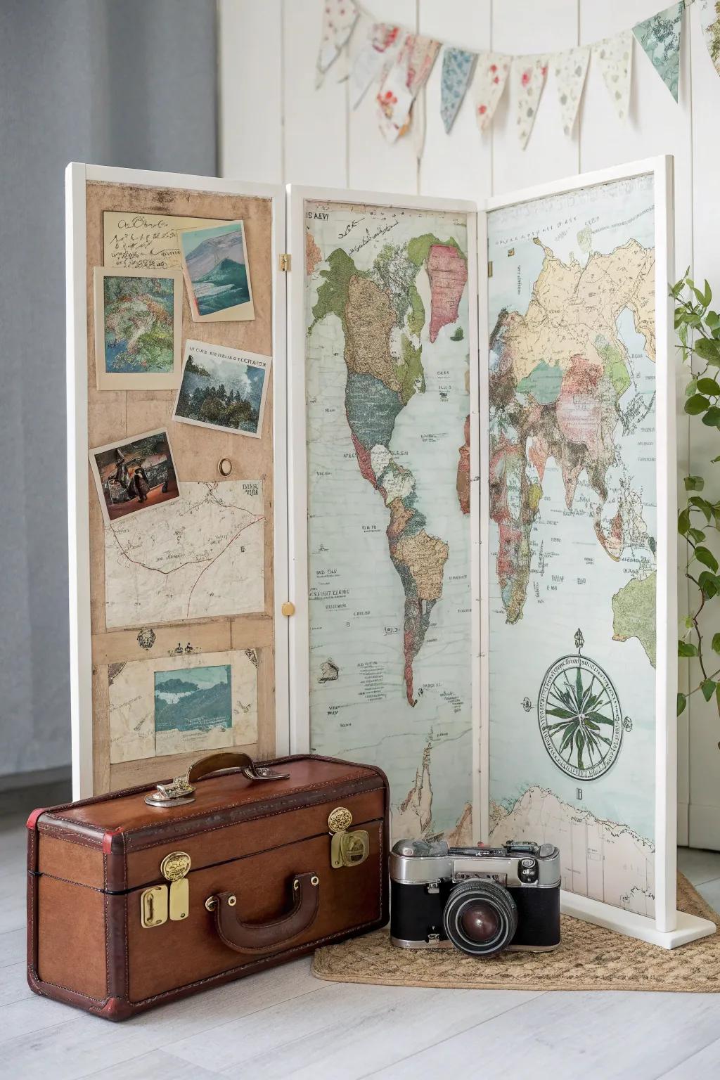 Embark on a journey through time with a touch of nostalgia. Discover the charm of vintage travel vibes with this beautifully crafted poster board.