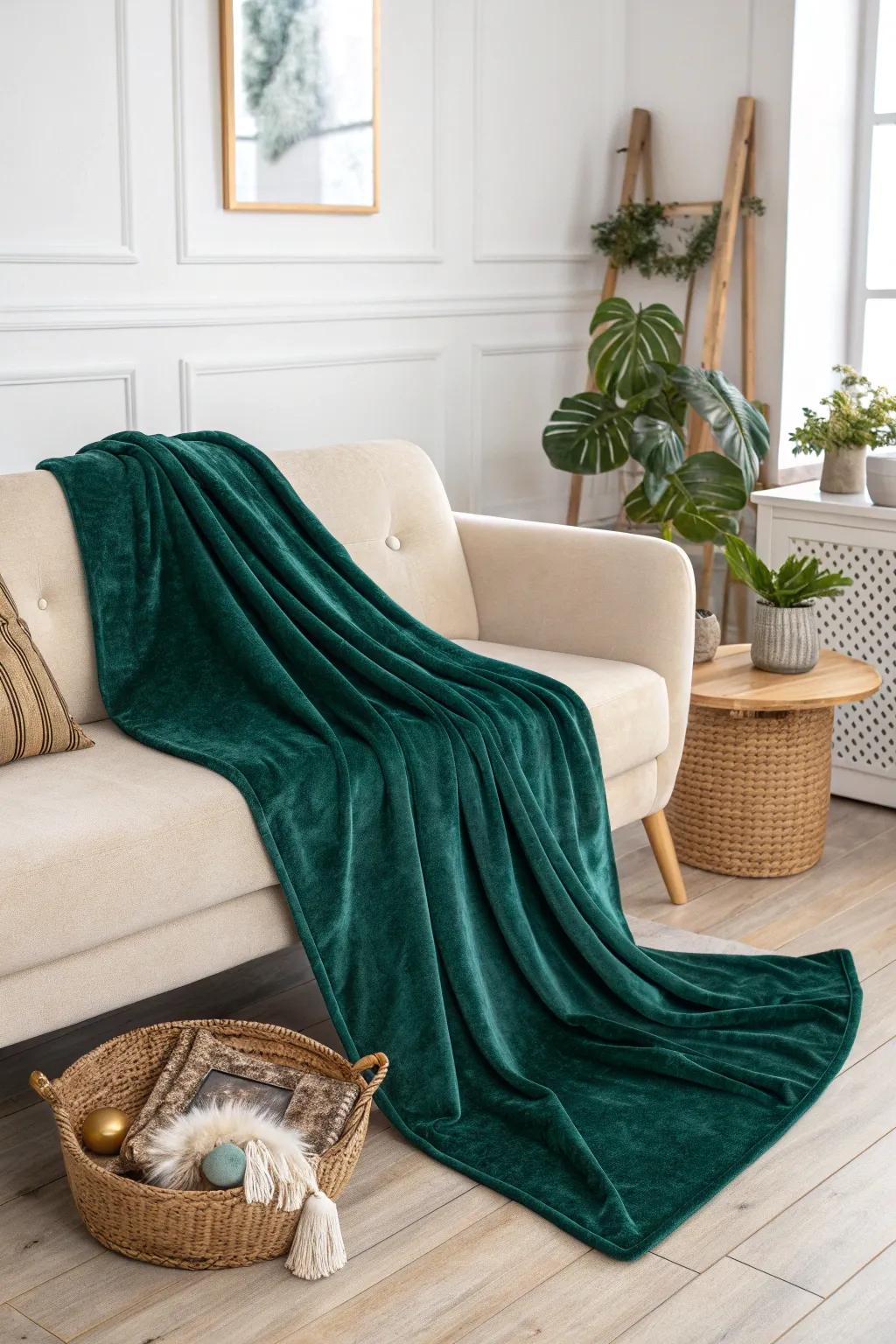 Elevate your living space with the timeless elegance of a velvet touch. 🌿✨ #VelvetLuxury #ScandinavianBoho