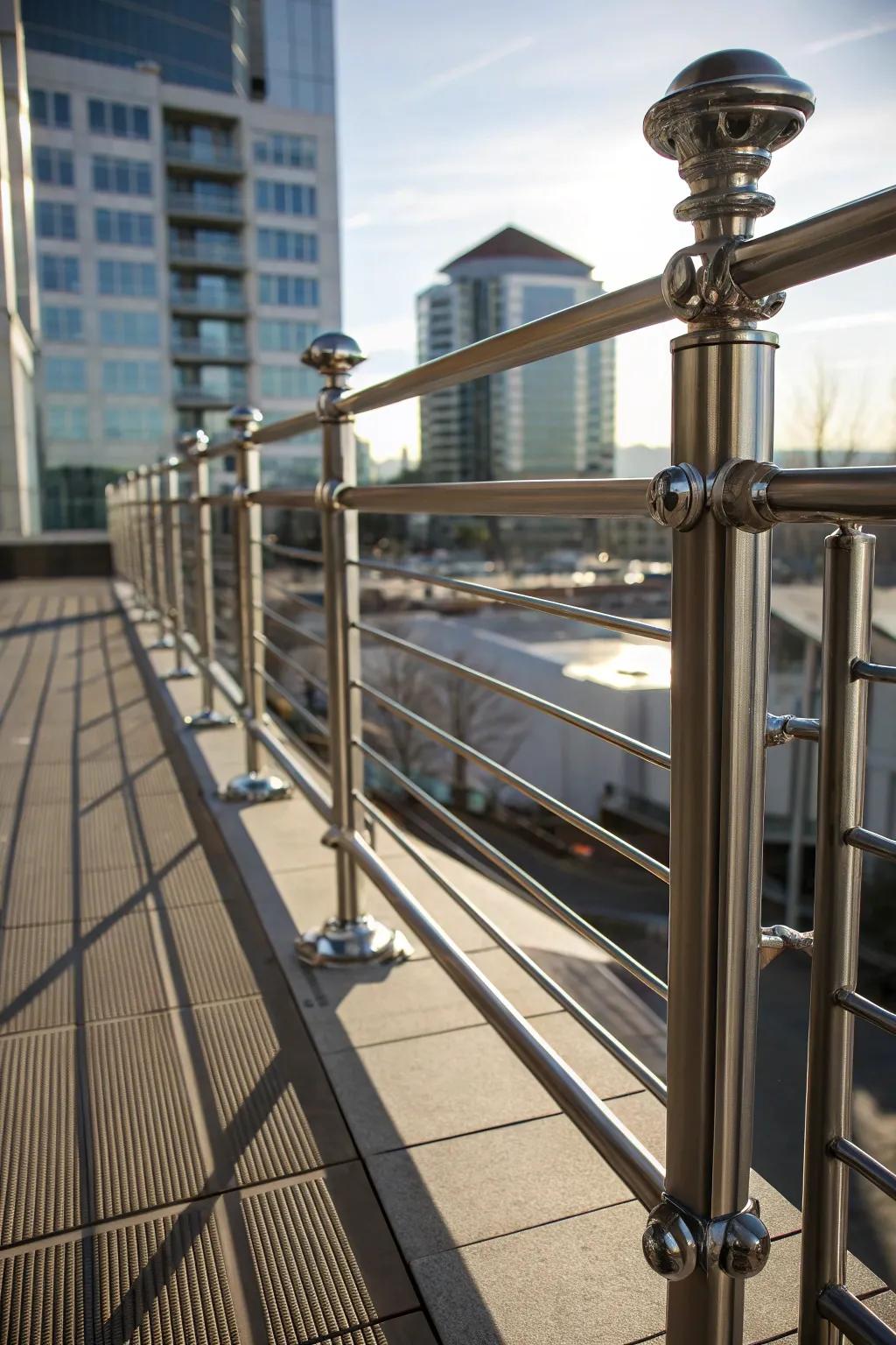 Elevate your space with the refined elegance of industrial metal balusters.