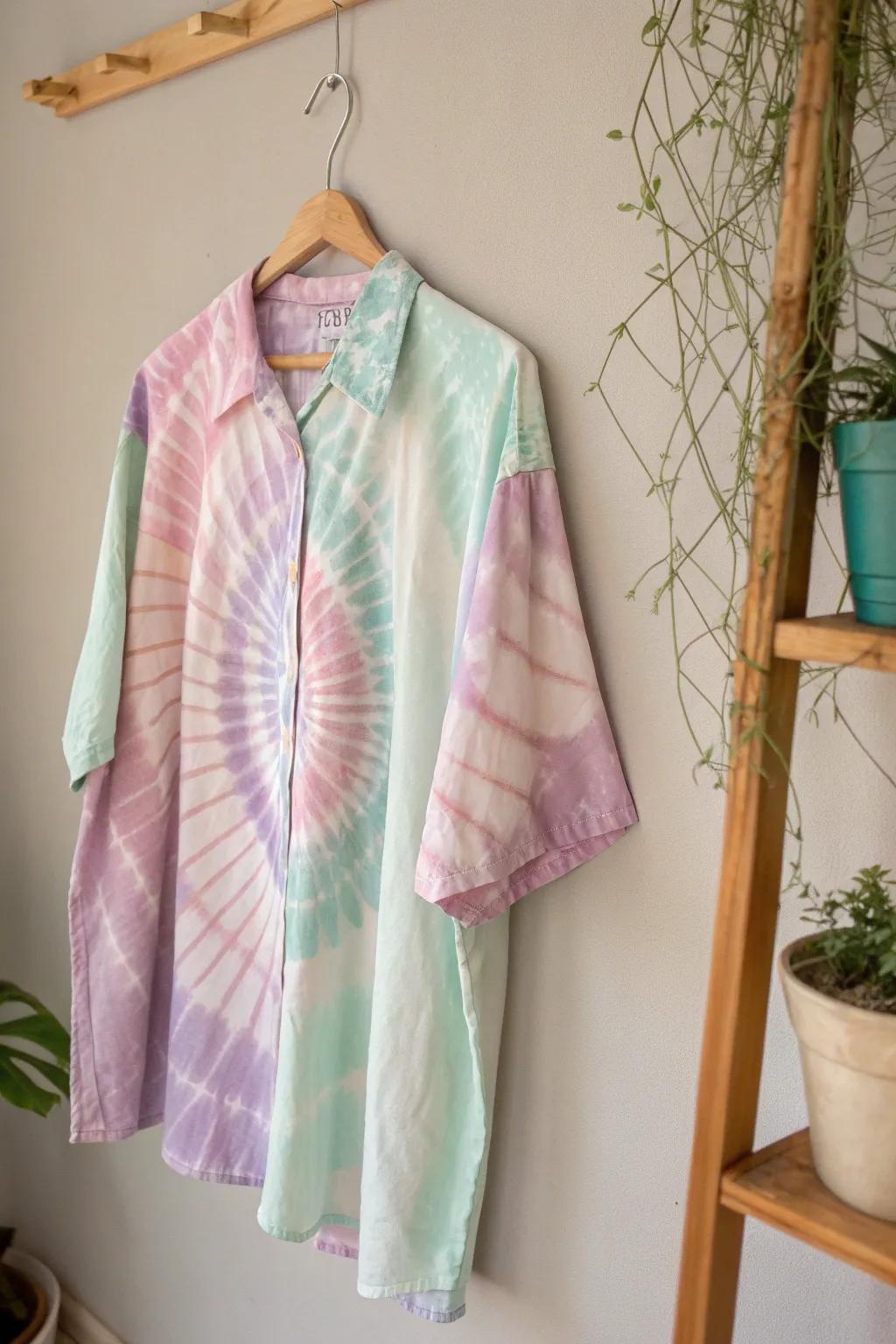 Revitalize your wardrobe with a touch of artistic flair. Discover the beauty of DIY tie-dye shirts that blend simplicity with boho charm.