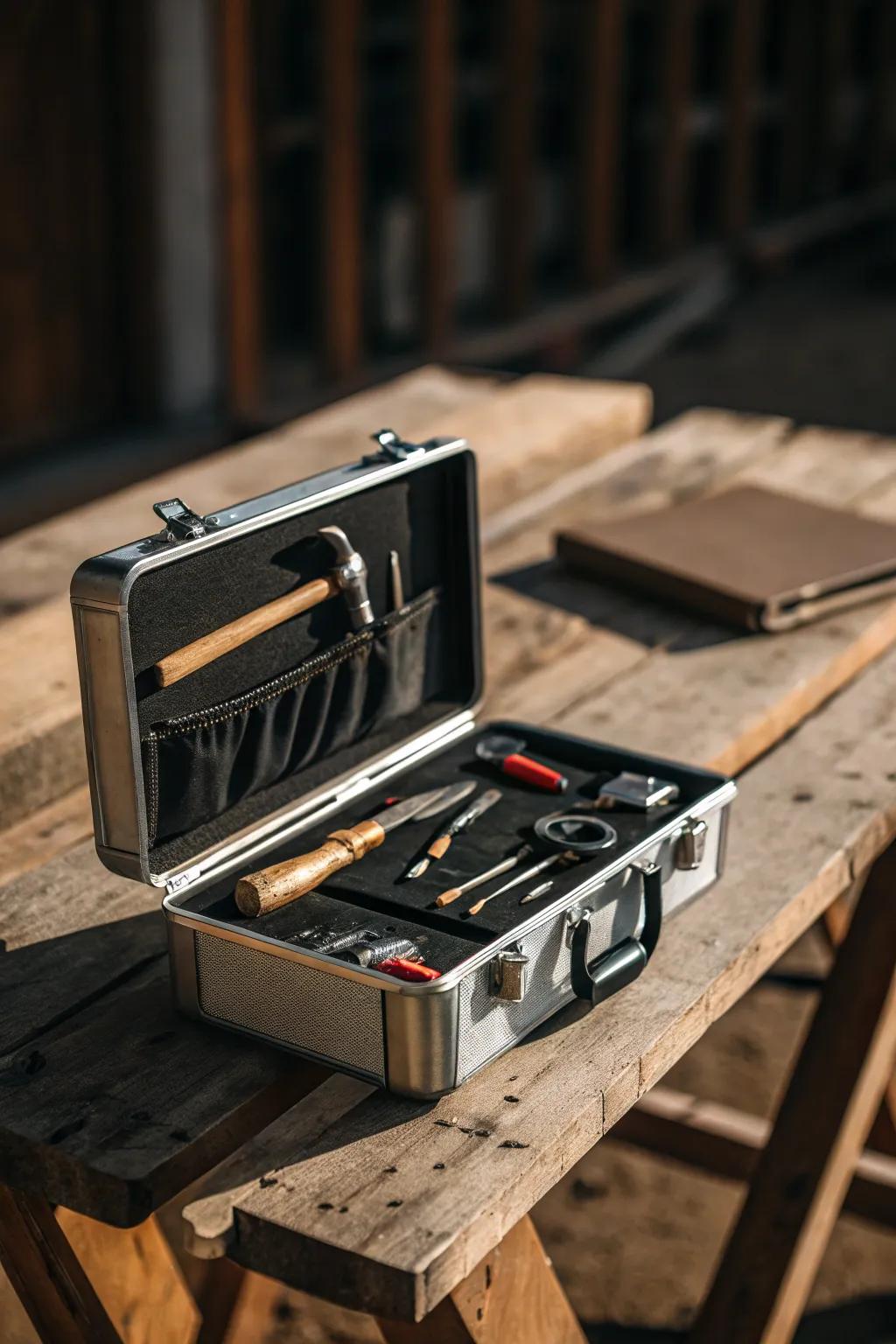 Craftsmanship on the go: Your ultimate portable tool box for every emergency.