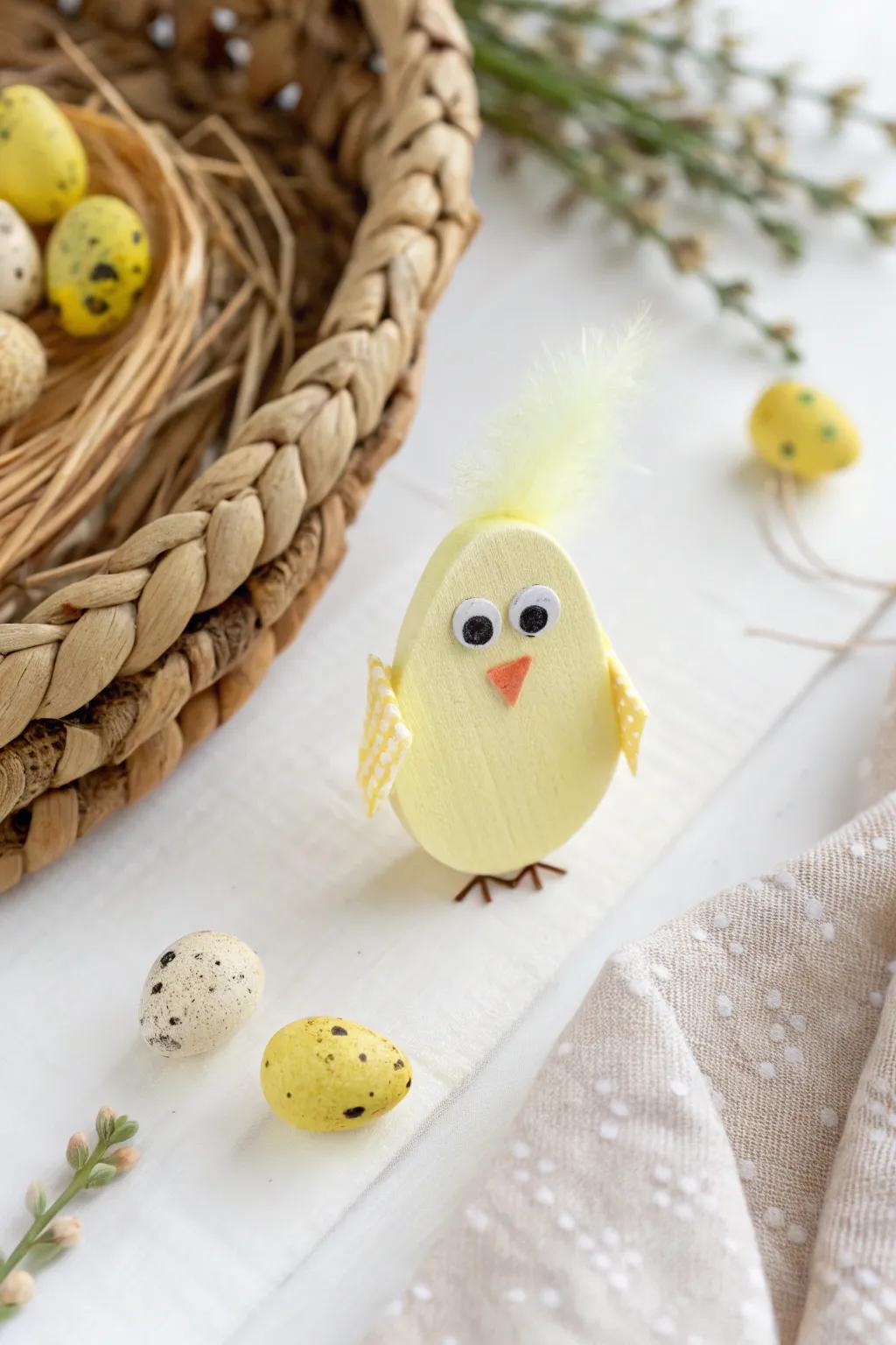 Bring Easter to life with these adorable craft stick chicks, perfect for little hands and creative minds!