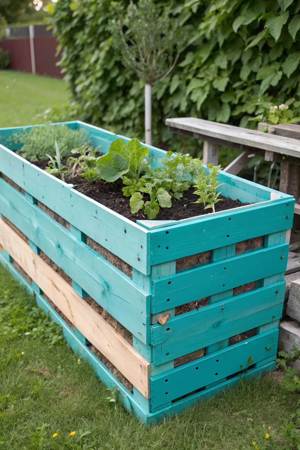Elevate your garden's charm with a splash of color and craftsmanship.
