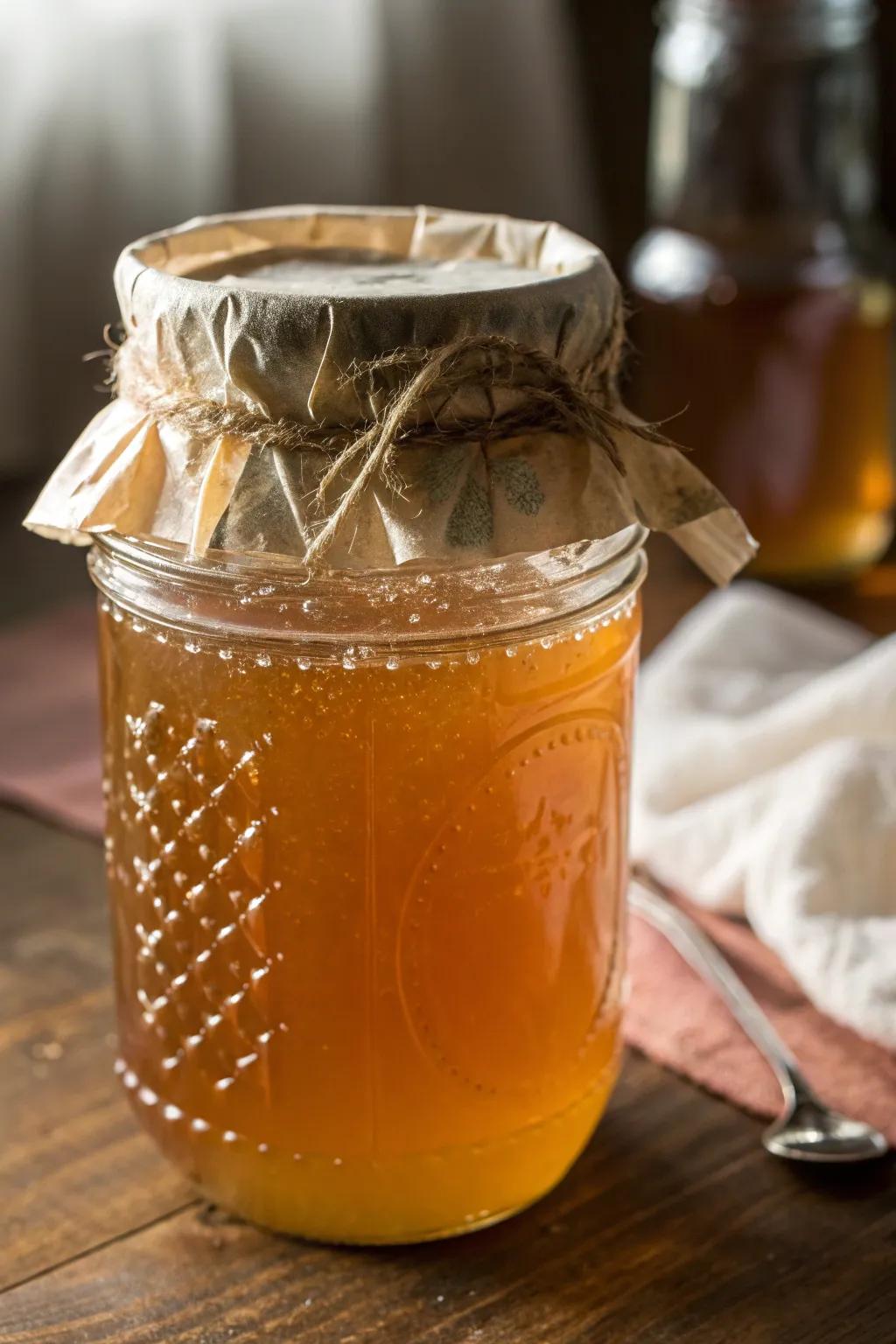 Craft your own solution: A simple mason jar fly trap that blends functionality with rustic charm.