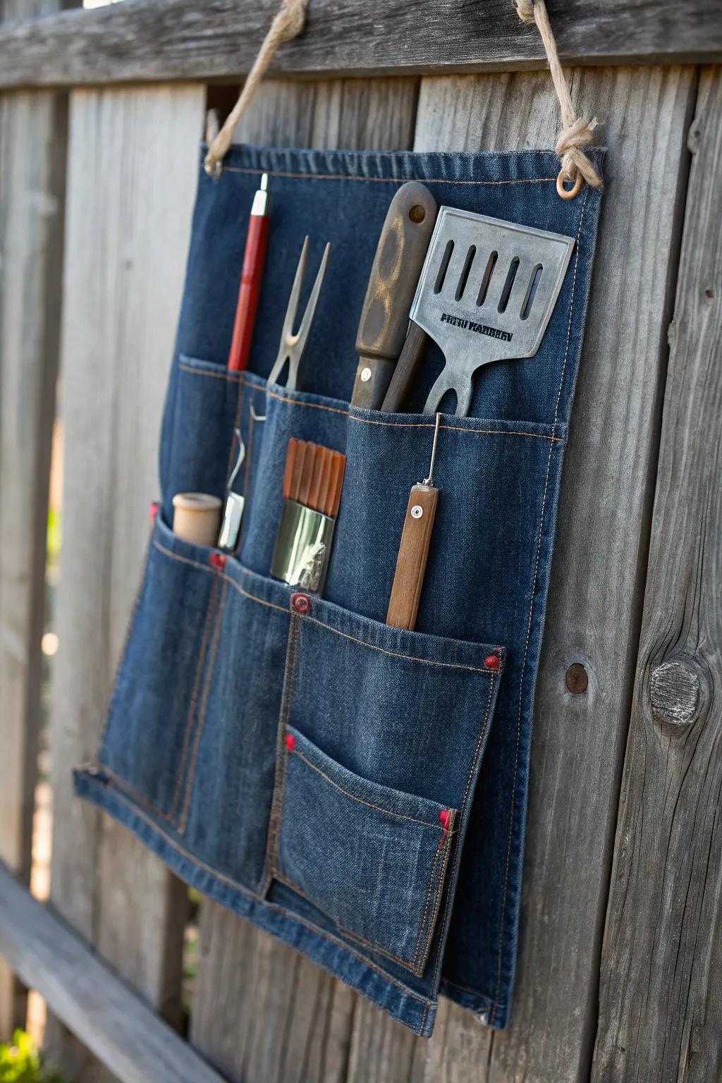 Elevate Dad's grilling game with a touch of rustic craftsmanship.