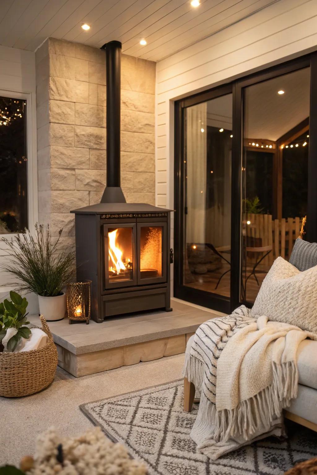Space-saving elegance with bifold doors for compact areas.