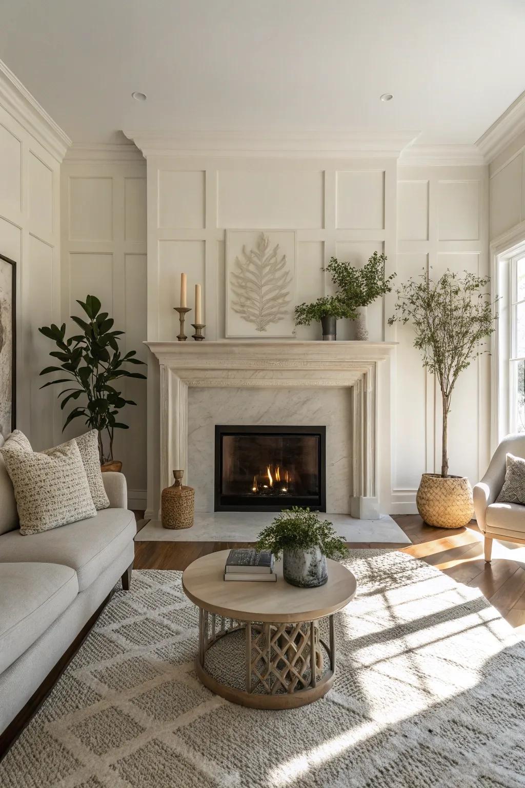 Achieve elegance through modern minimalism and clean lines.