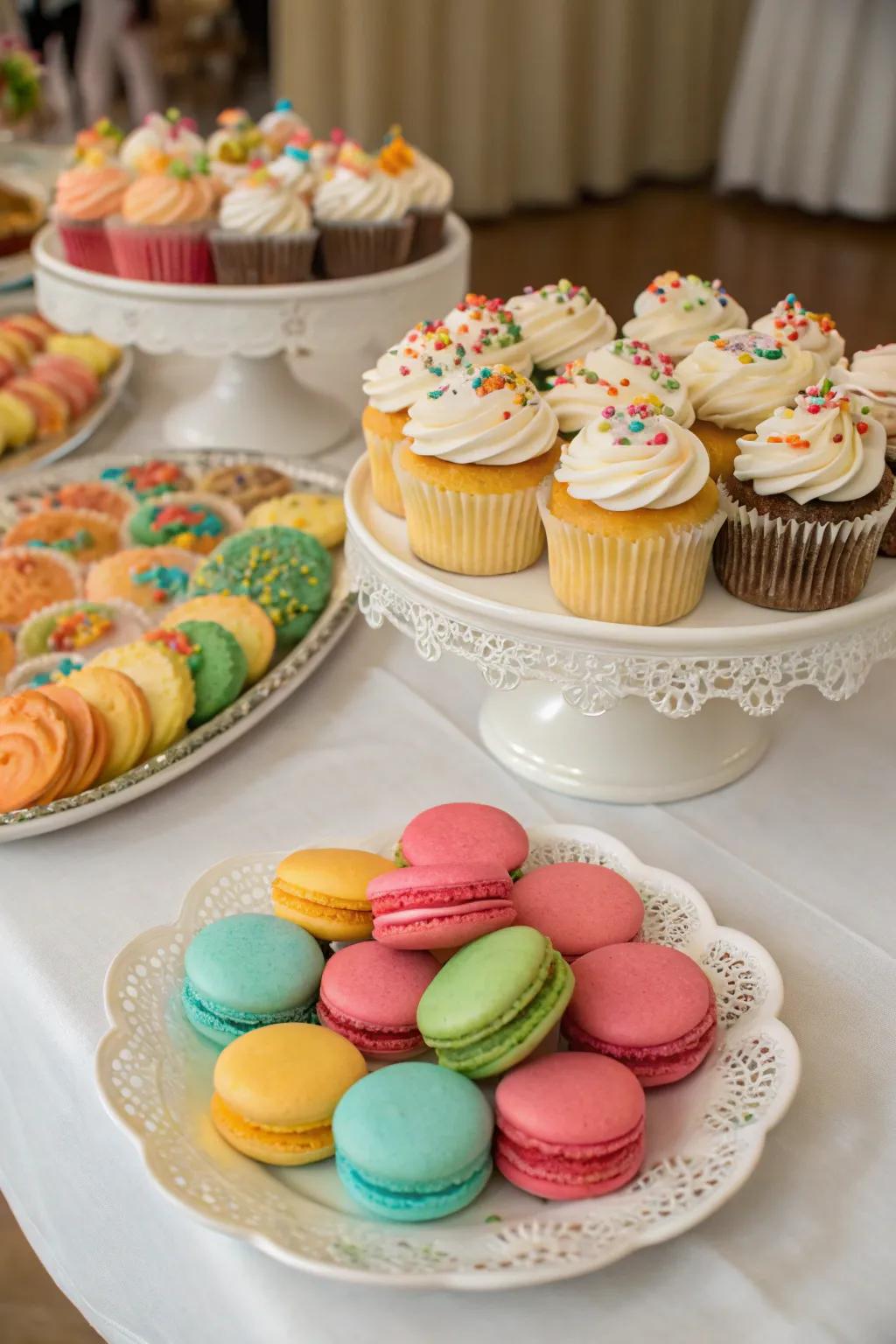 A delightful assortment of sweets to please every guest.