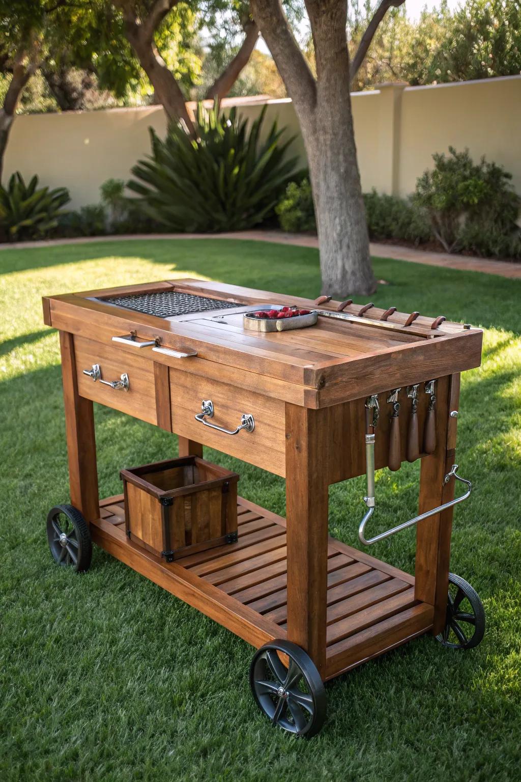 Experience the freedom of a mobile fish cleaning station—where craftsmanship meets convenience.