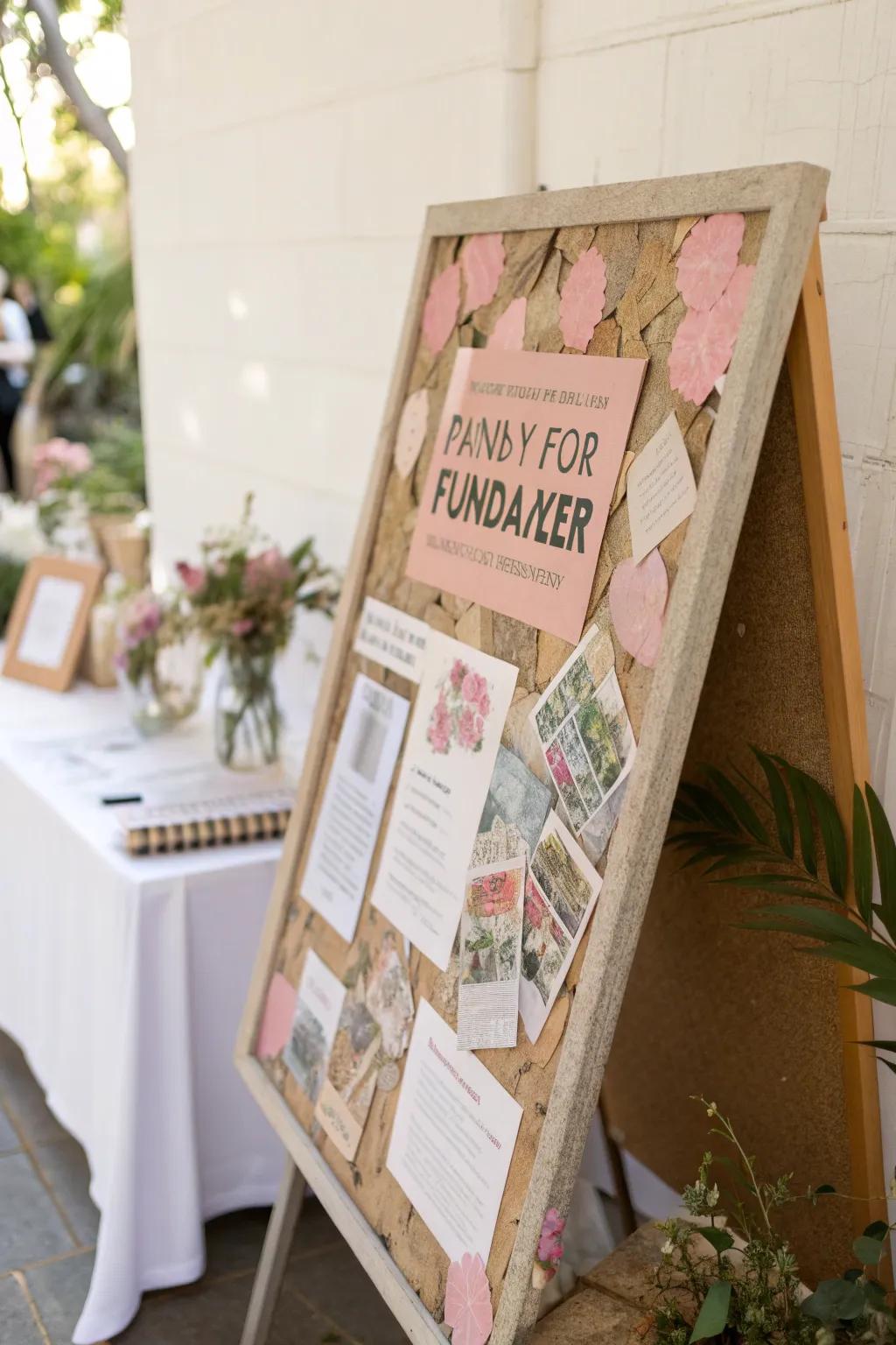 Transform old magazines into artful fundraiser posters—where sustainability meets style!