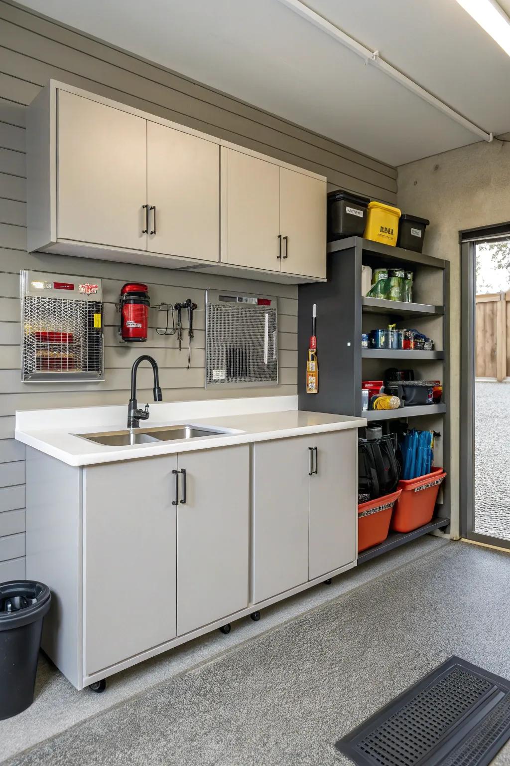 Maximize your space with smart storage options.