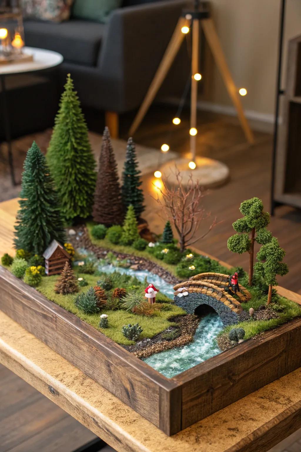 Step into a world of wonder: Craft your own miniature escape with this enchanting 3D-printed diorama.