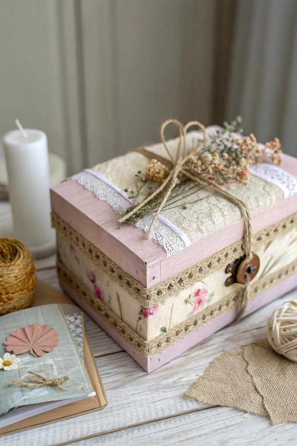 Discover the art of mixed media: where simplicity meets elegance.