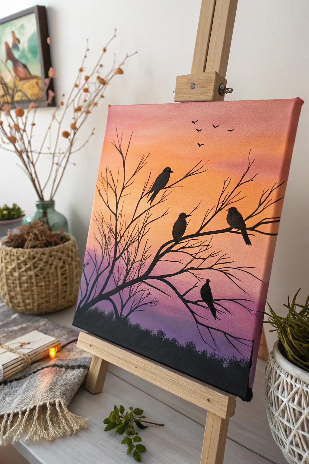 Capture the allure of simplicity with striking silhouette art.