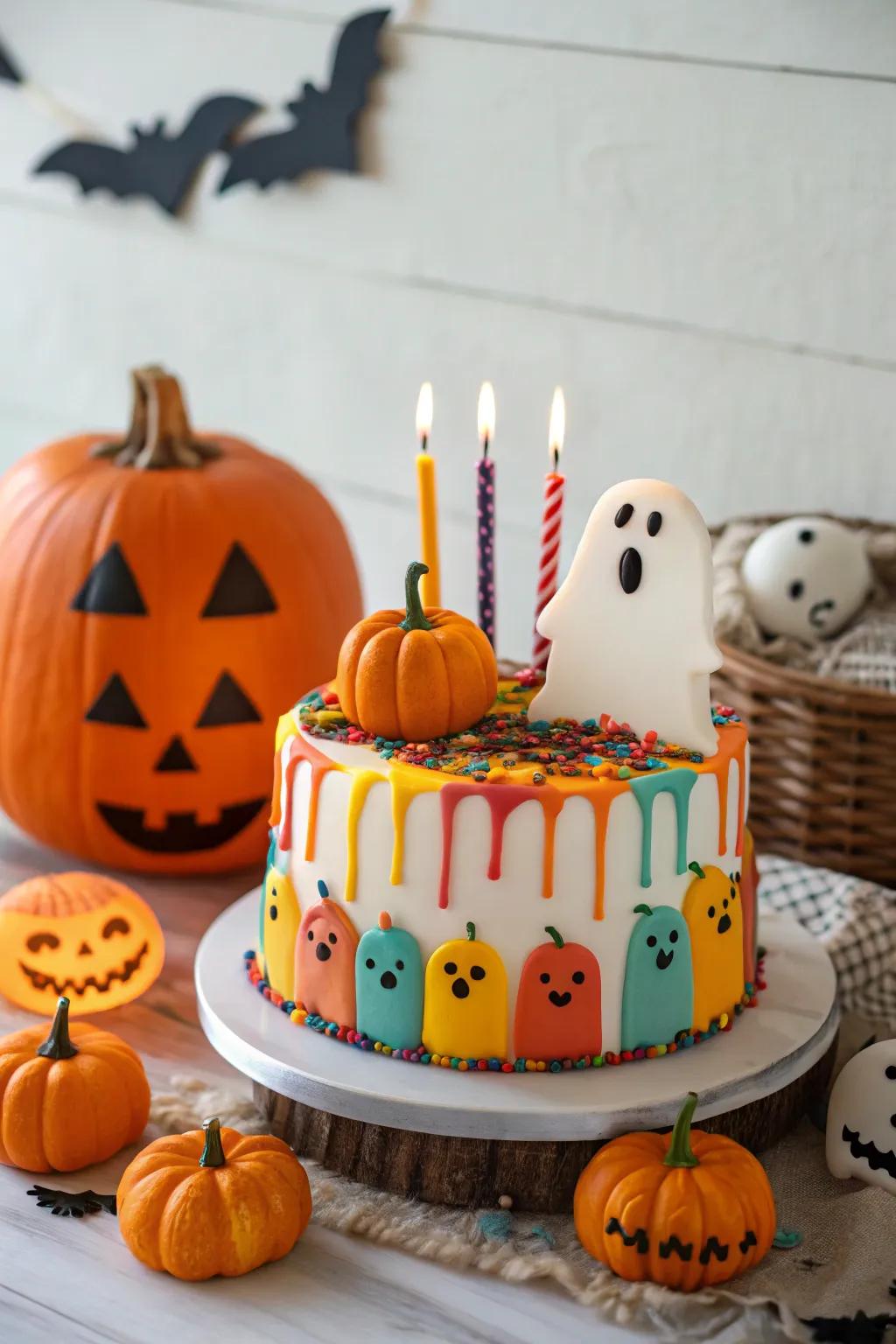 A spooky cake to delight the senses.