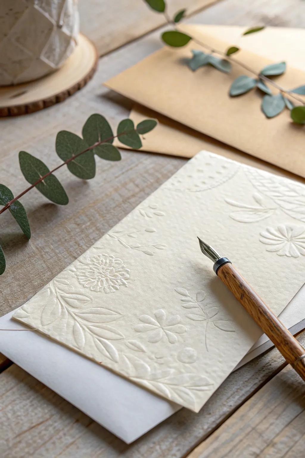 Elevate your Mother's Day letter with exquisite handcrafted stationery that speaks volumes.