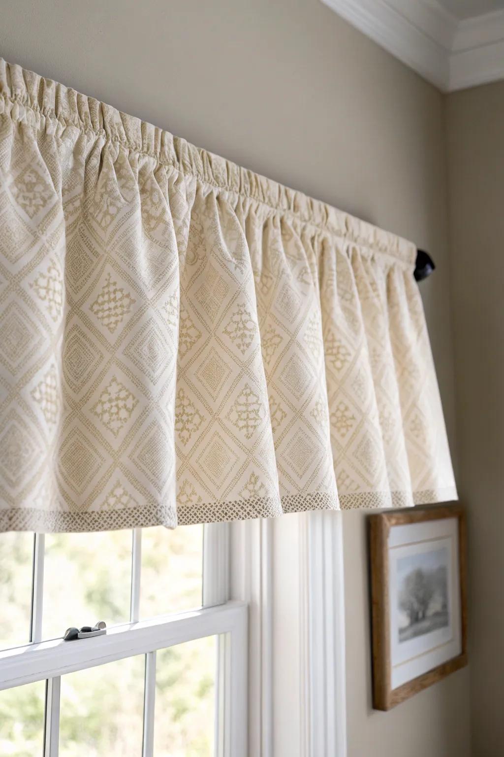 Create an elegant touch with a DIY foam board valance – simple, stylish, and perfectly minimalist.