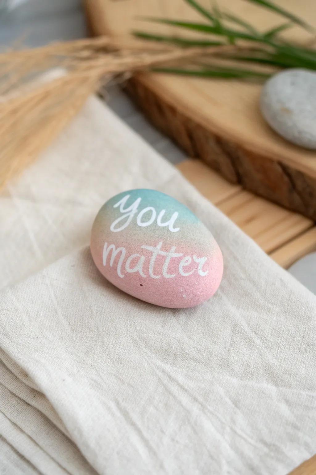 A gentle reminder: 'You Matter' 🌿✨