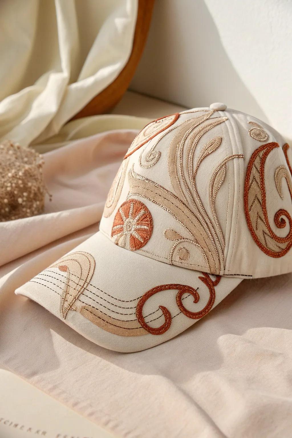 Elevate your style with abstract embroidery—where art meets craftsmanship.