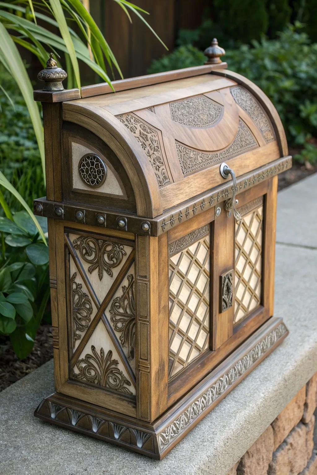 Elevate your curb appeal with a DIY mailbox masterpiece.