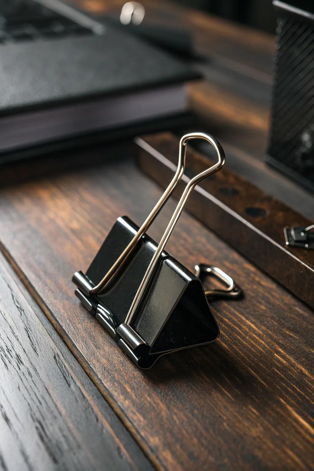 Unleash creativity with a binder clip catapult: where simplicity meets craftsmanship.