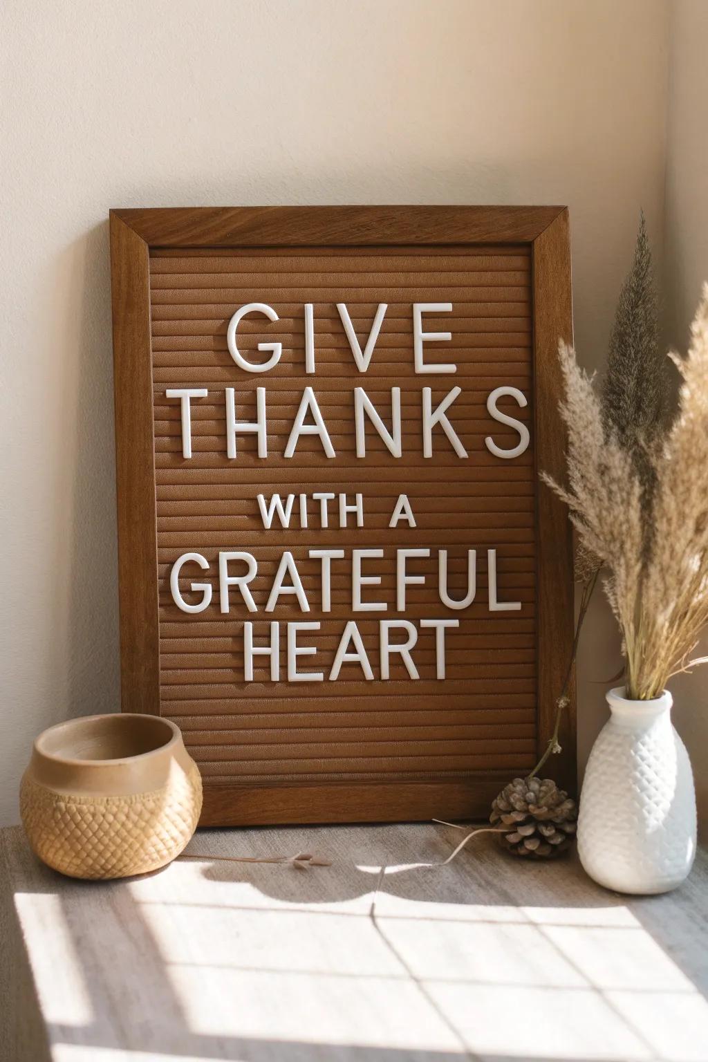 Embrace November's spirit of gratitude with minimalist elegance. #GiveThanks #ScandiBoho